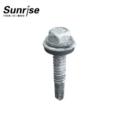 Bi-metal hex skivehoved selvboringsskruer