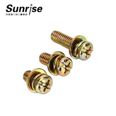 Rundt hoved Pan Head Cross Triple Combination Screw