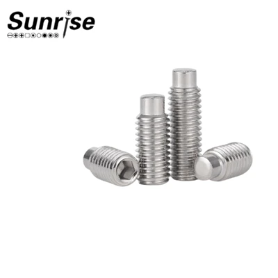 Rustfrit stål hexagon socket plug fladt sæt sæt